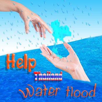 Help Thailand water Flood