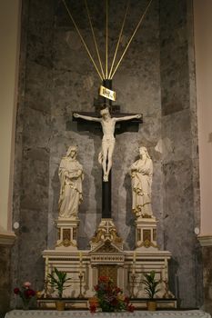 Jesus on the cross, Basilica Holy Virgin Mary, Marija Bistrica, Croatia