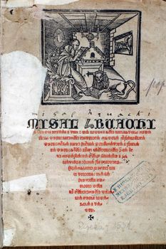 First page of medieval missal