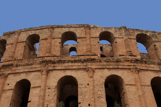 The amphitheater in El-Jem, Tunisia