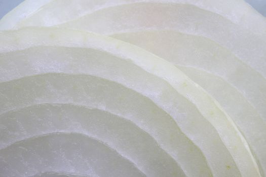 Sliced fresh onion