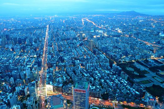 taipei city at night