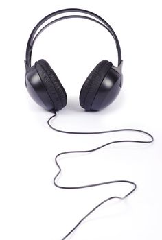 Headphones isolated on a white