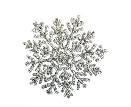 snowflakes isolated on white background