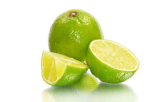  lime isolated on white background