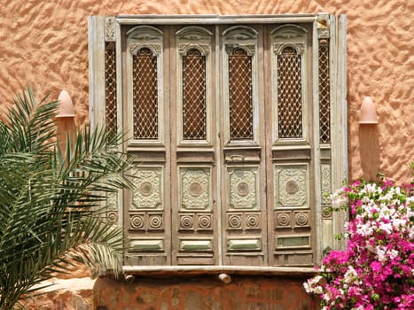 Old orient doors, Marsa Alam, Egypt, Africa