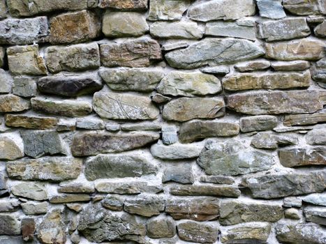 Old monastery stone wall background in Ukraine