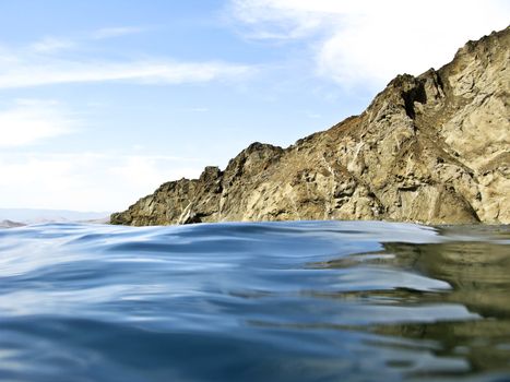 Rock at Black sea, East Crimea, Ukraine