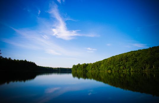 Nice small lake view in the Spencer, Massachussetts area