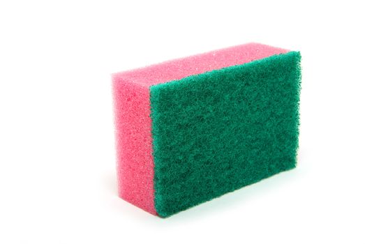 kitchen sponges isolated on a white background