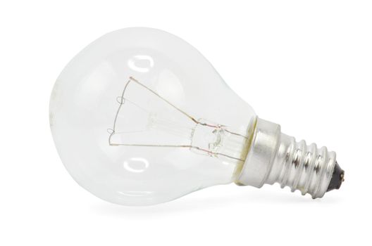 Electric bulb  on a white background