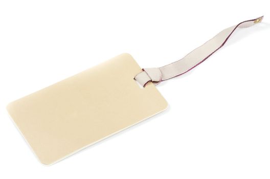 Blank tag isolated on a white backgrounds
