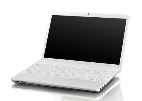 laptop isolated on white background