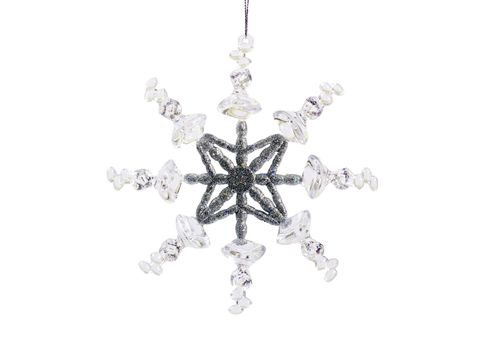 snowflakes isolated on white background