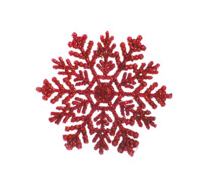 snowflakes isolated on white background