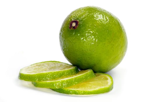  lime isolated on white background