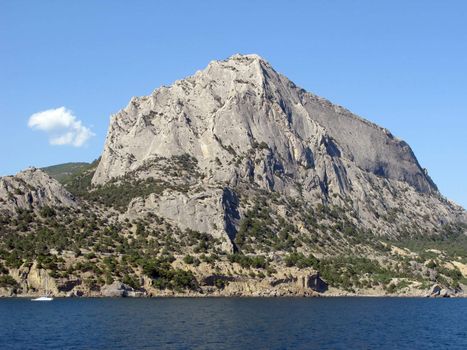 Rock and sea, Black sea, Sudak, Crimea, Ukraine