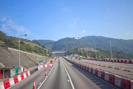 Highway in Hong Kong