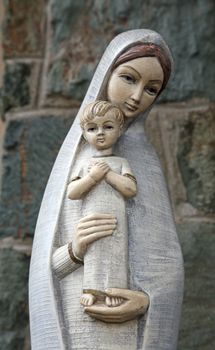 Blessed Virgin Mary with baby Jesus