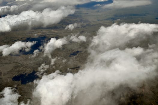 Ariel Mountain Cloud View