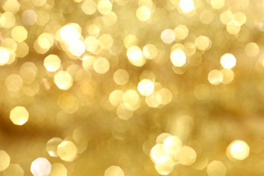 golden bokeh background close up