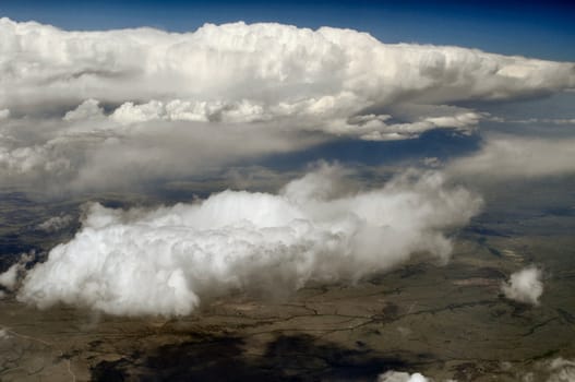 Ariel Mountain Cloud View