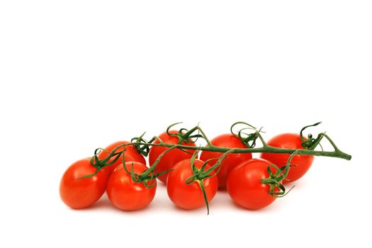 cherry tomato isolated on white