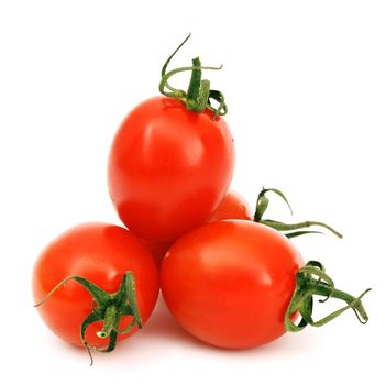 cherry tomato isolated on white