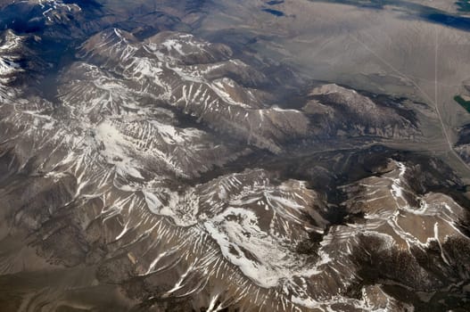 Ariel Mountain Cloud View