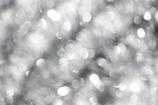 silver bokeh background macro close up