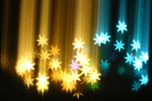 Motion stars abstract background