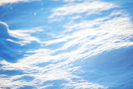 snow background close up