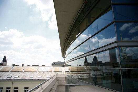 Exterior view of the Brussels Parliament.