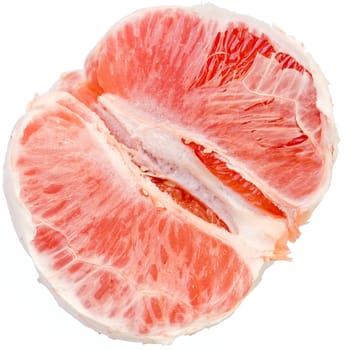 juicy grapefruit on a white background