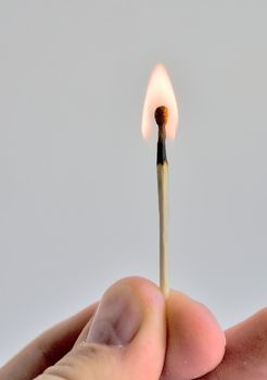 burning match