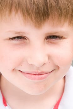 boy. portrait in bright tones