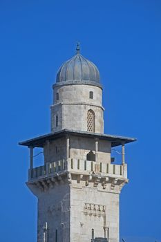 Minaret in the Old City of Jerusalem
