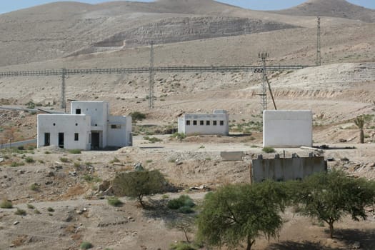 Village in Judea desert