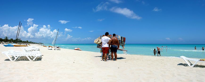 Exotic beach in la Trinidad in Cuba