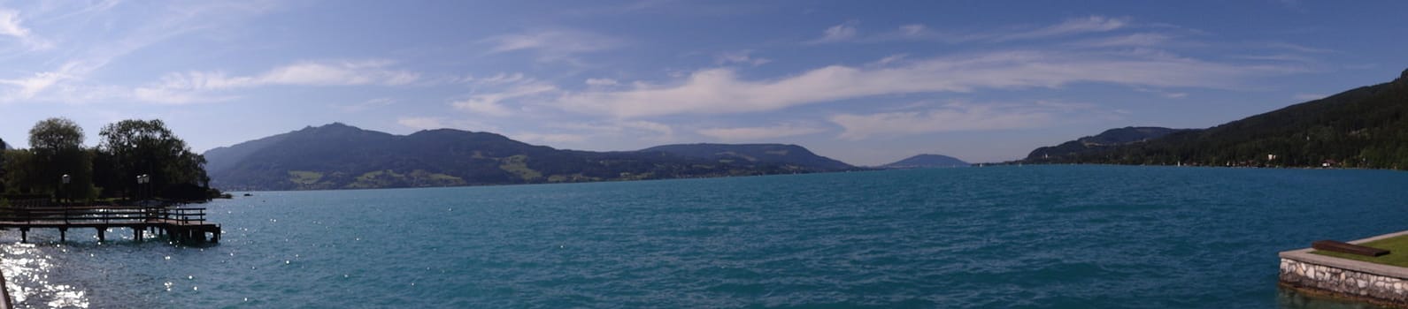 Lake Attersee panorama