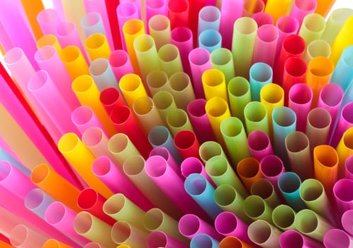 colorful of straw