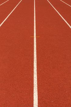Red race track 