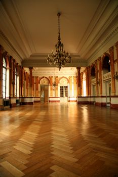 Classical interior, room part of the Brussels Parliament