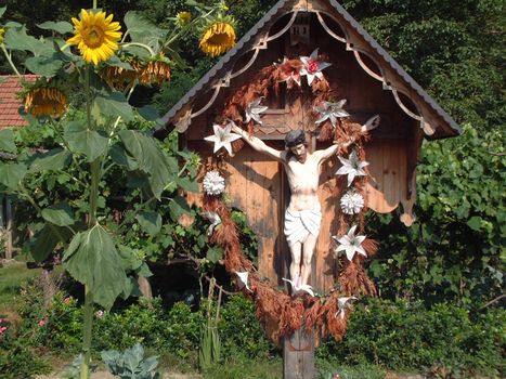 Statue of Jesus Christ on the cross
