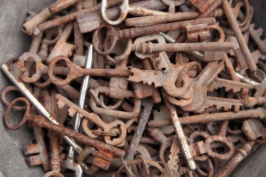 Collection of old keys