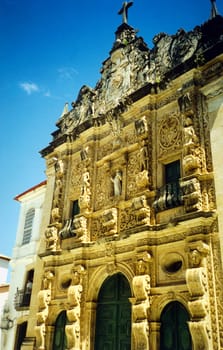 Church at salvador de bahia in Brazil