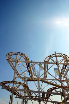 Merry-go-round on Brighton beach