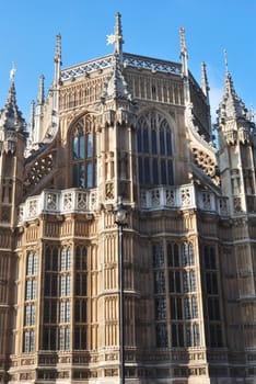 rear of westminster abbey london