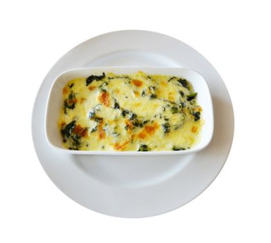 baked spinach with cheese 