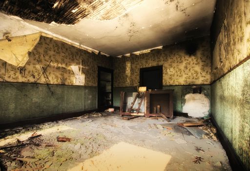 the abandoned house